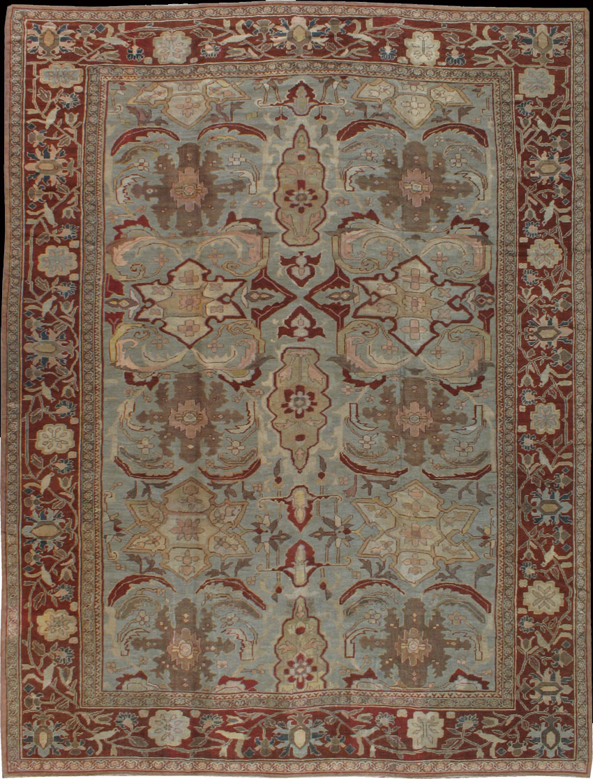 Antique sultan abad Carpet - # 7109