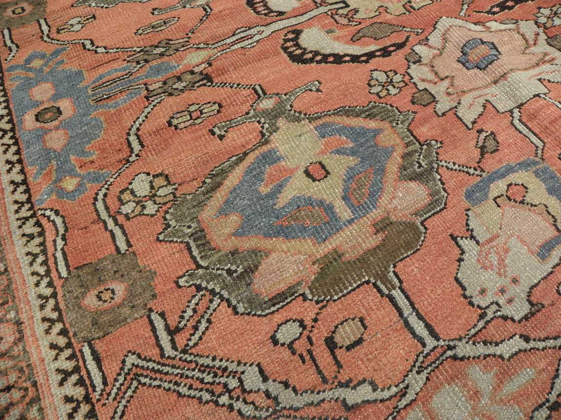 Antique sultan abad Carpet - # 7138