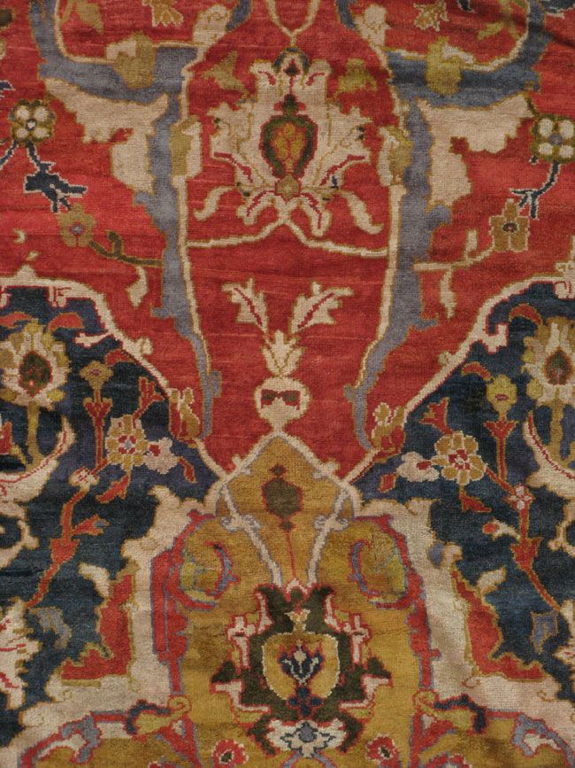 Antique sultan abad Carpet - # 7142