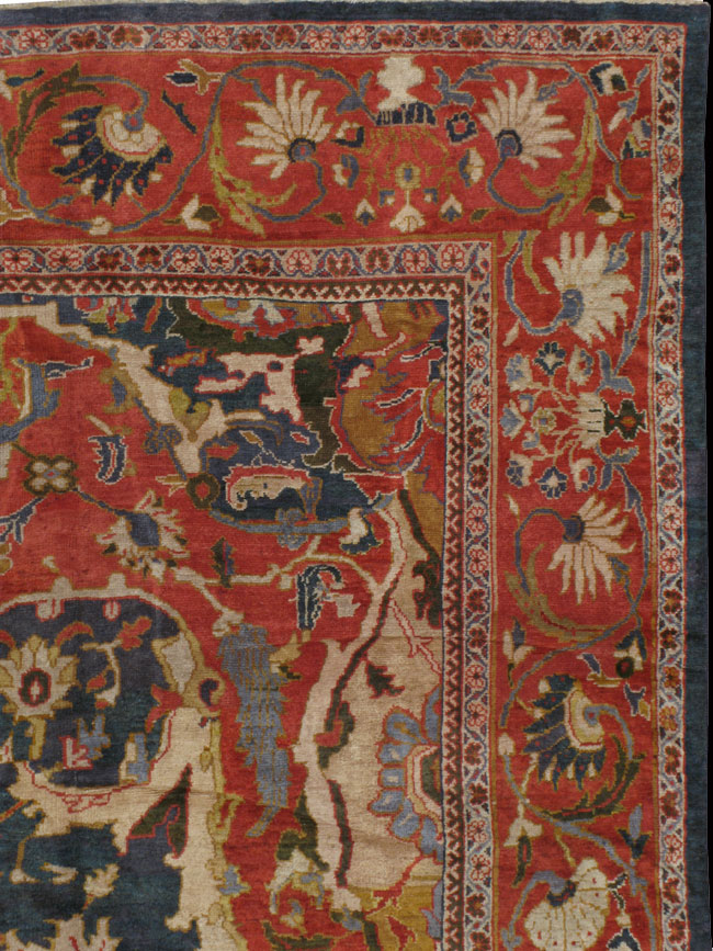 Antique sultan abad Carpet - # 7142