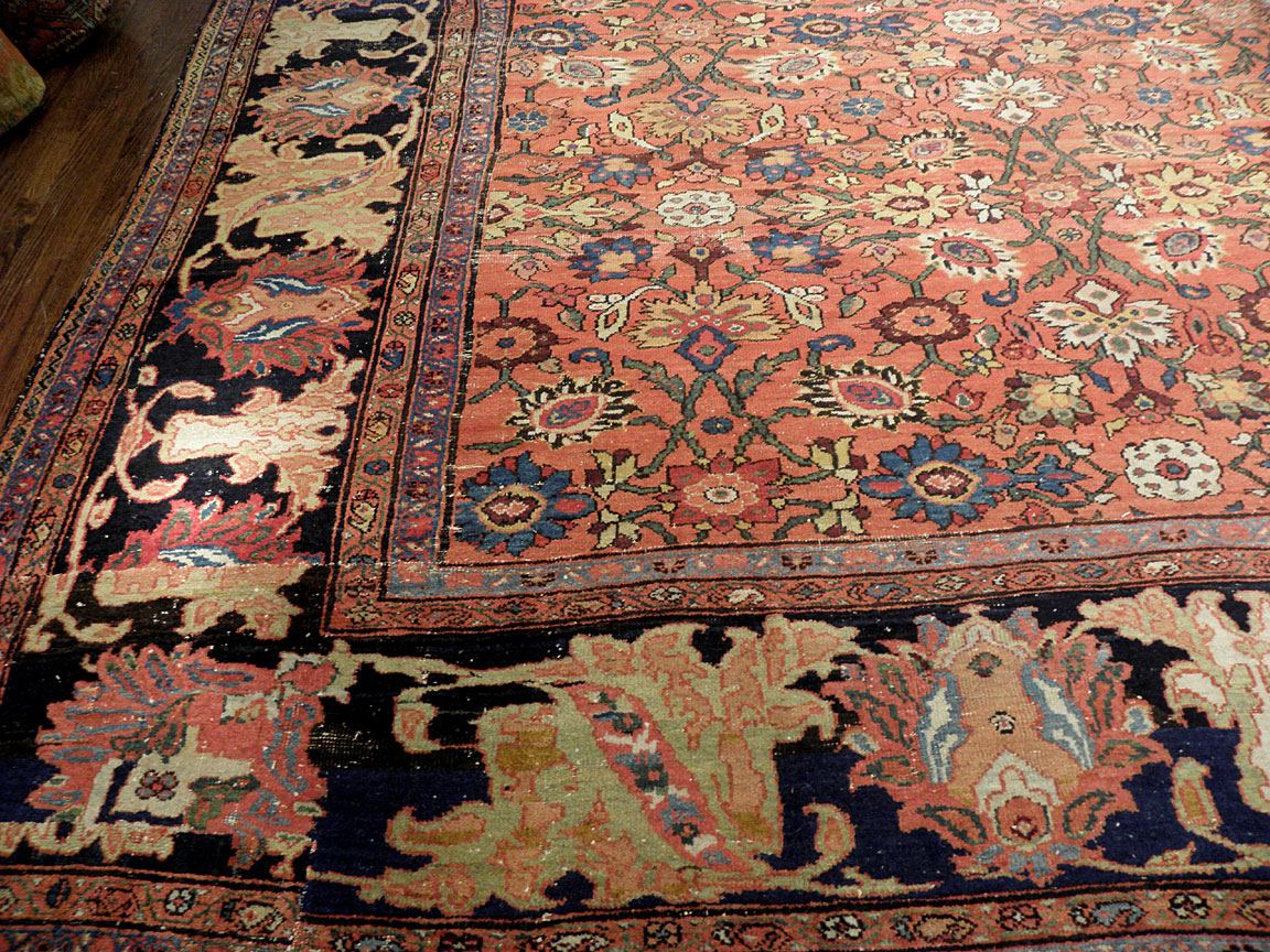 Antique sultan abad Carpet - # 7146
