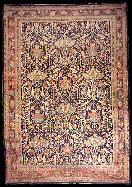 Antique sultan abad Carpet - # 7154