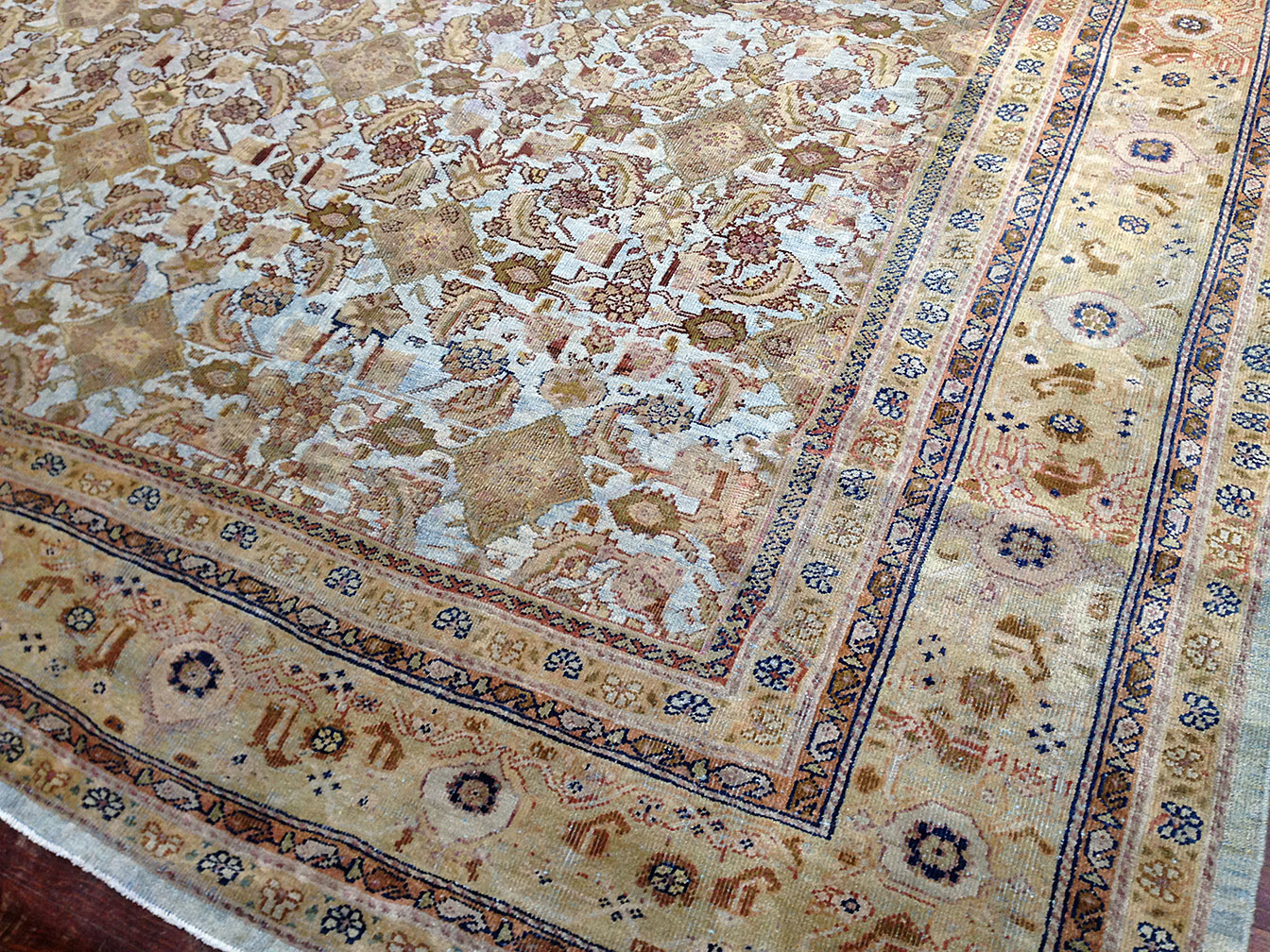 Antique sultan abad Carpet - # 7158