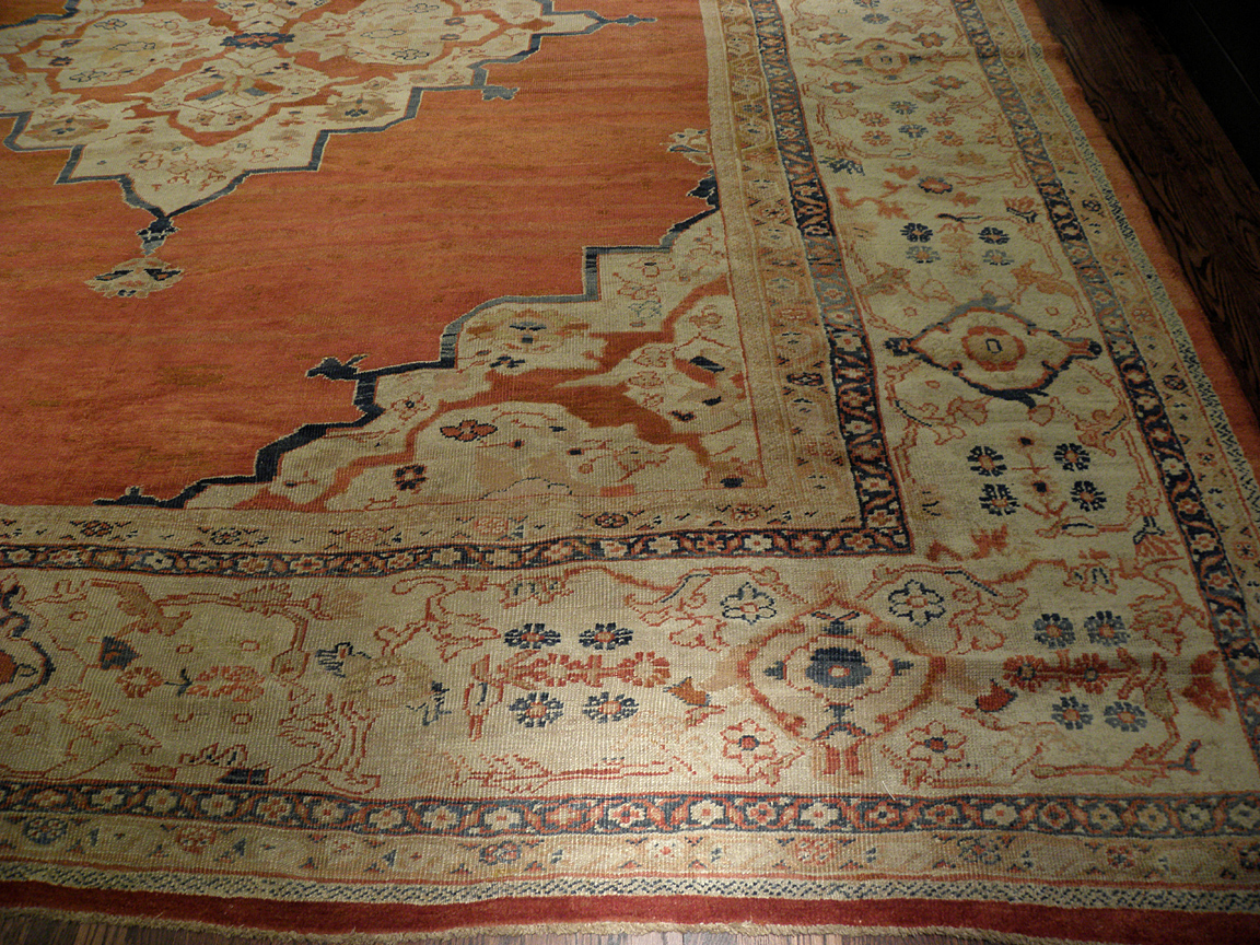Antique sultan abad Carpet - # 7253
