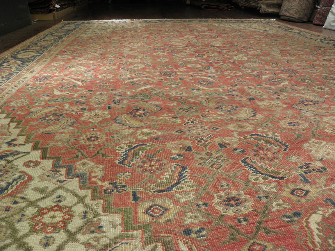 Antique sultan abad Carpet - # 7351