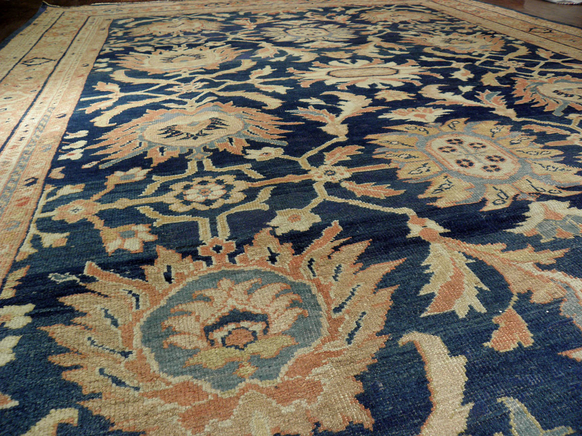 Antique sultan abad Carpet - # 7356