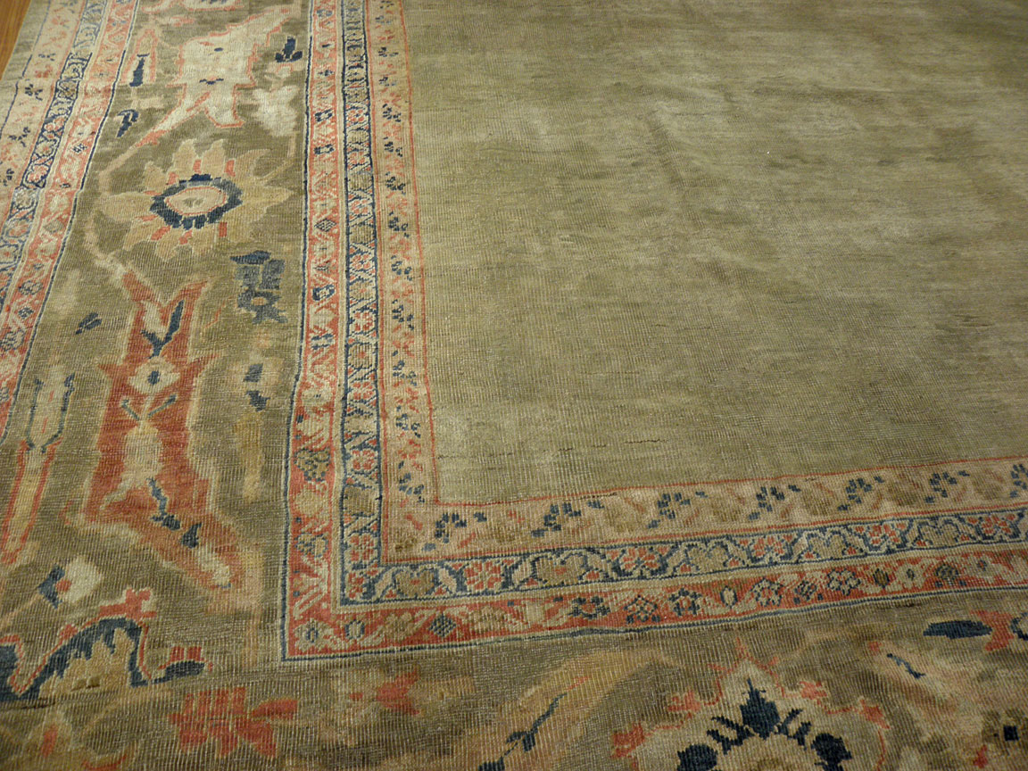 Antique sultan abad Carpet - # 7408