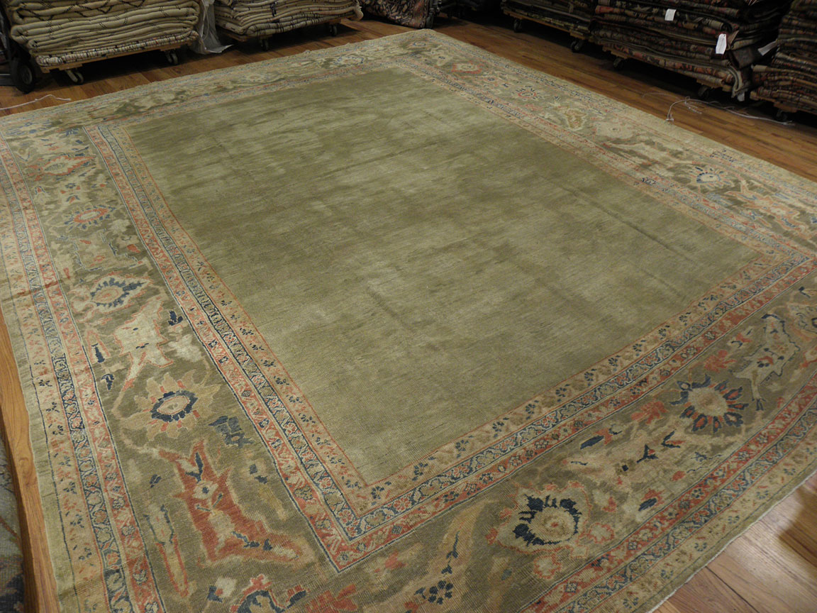 Antique sultan abad Carpet - # 7408