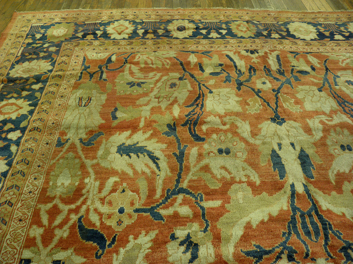 Antique sultan abad Carpet - # 7418