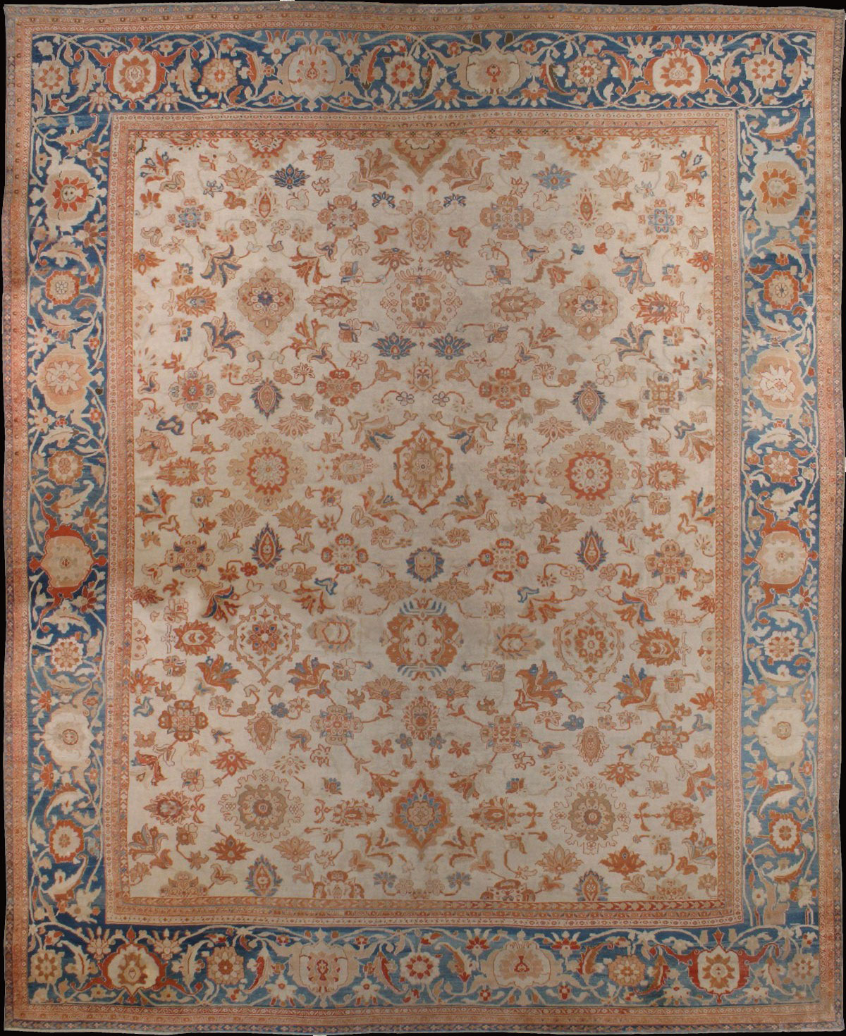 Antique sultan abad Carpet - # 7744