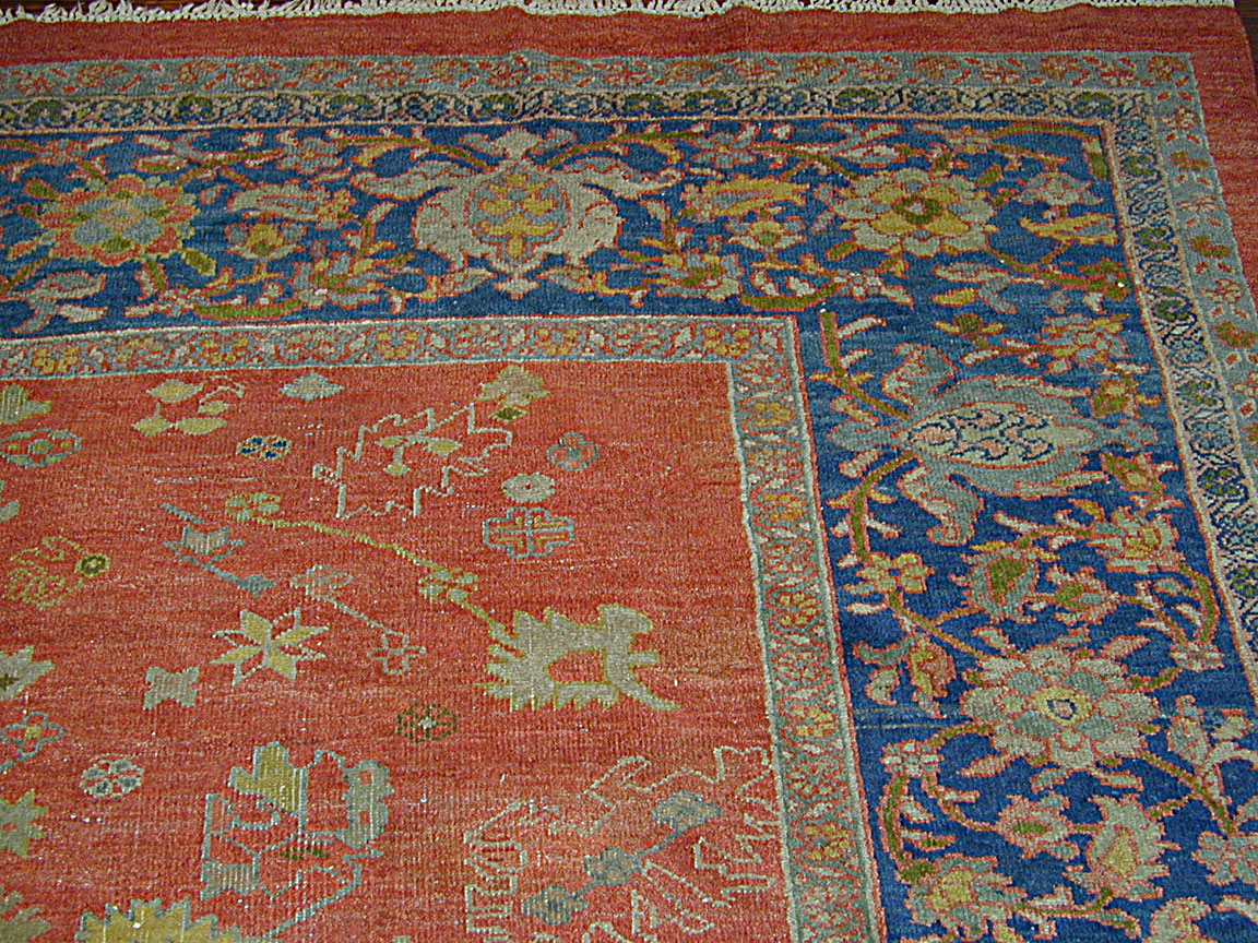 Antique sultan abad Carpet - # 7749