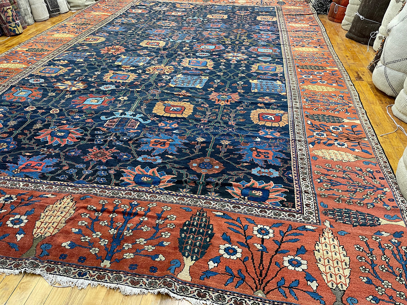 Antique sultan abad Carpet - # 80131