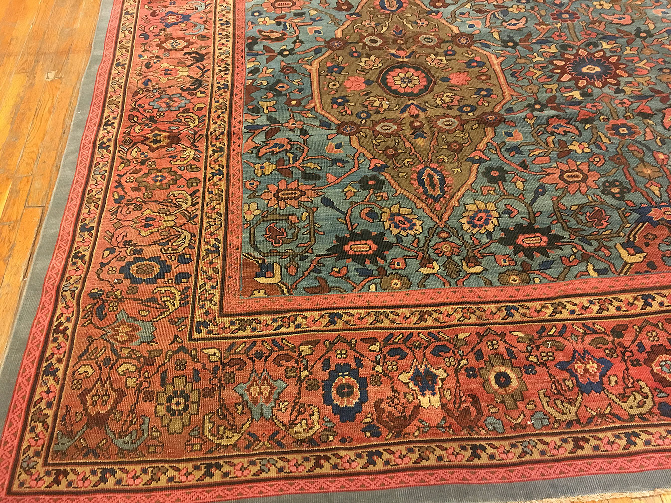 Antique sultan abad Carpet - # 8114
