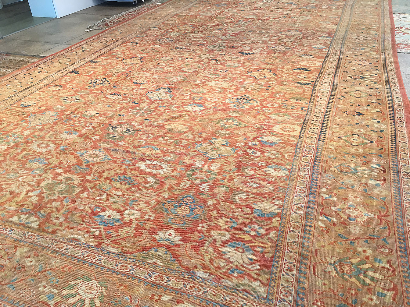 Antique sultan abad Carpet - # 8503