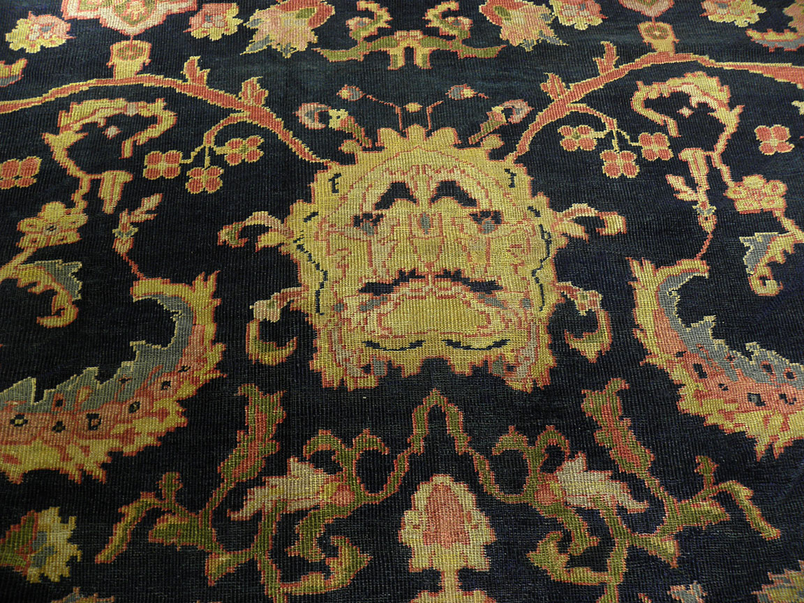 Antique sultan abad Carpet - # 8566