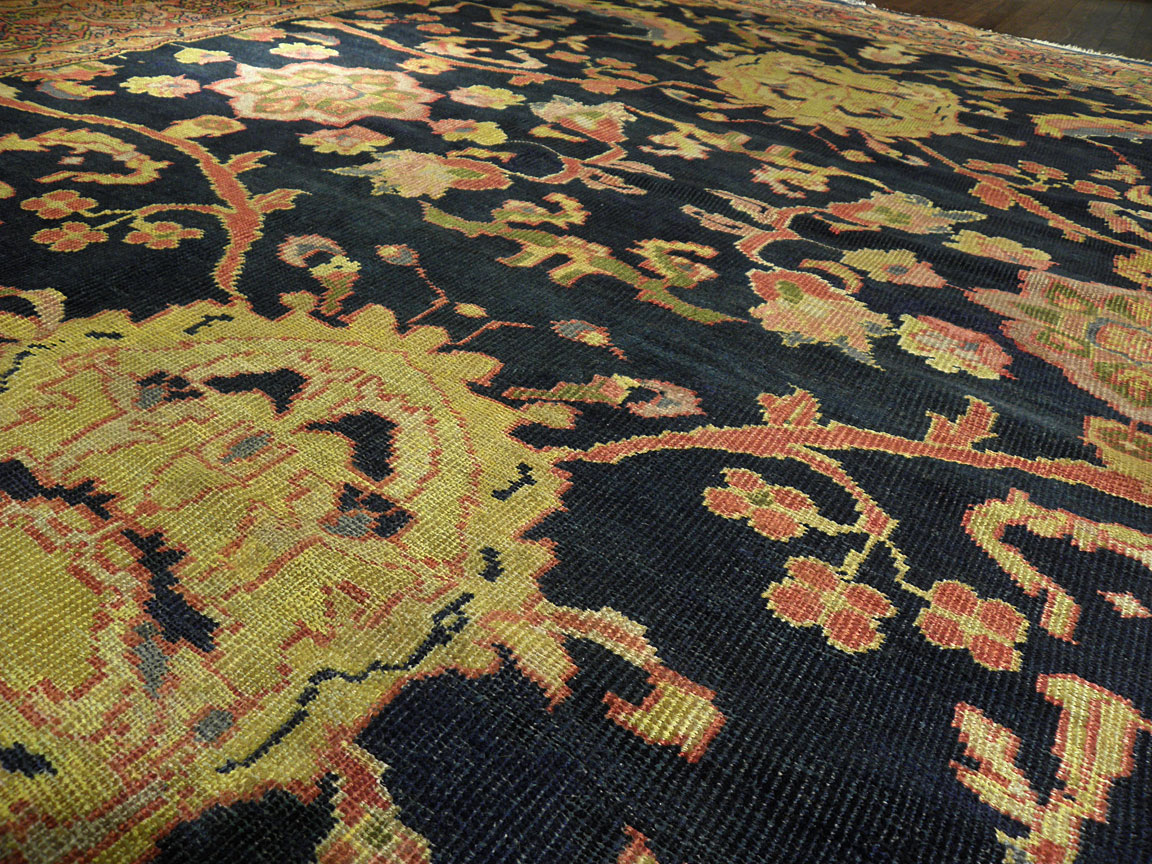 Antique sultan abad Carpet - # 8566