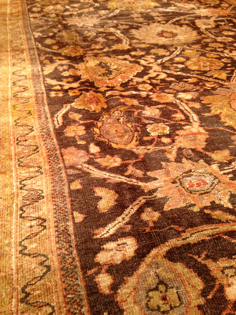 Antique sultan abad Carpet - # 8719