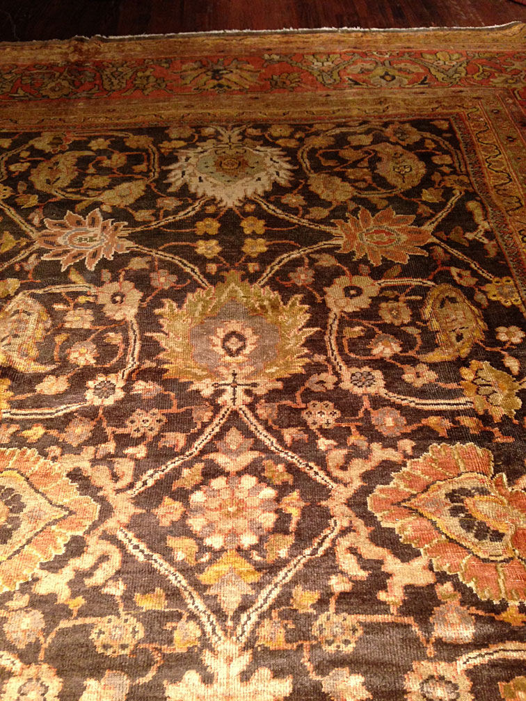 Antique sultan abad Carpet - # 8719