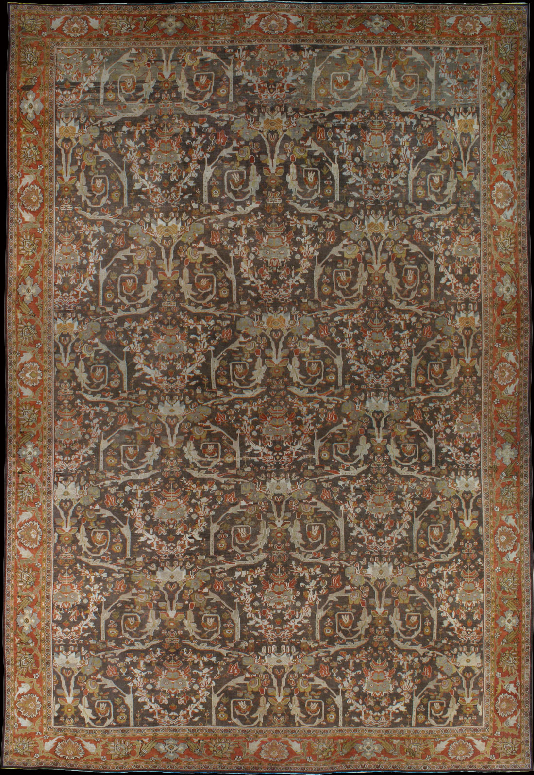Antique sultan abad Carpet - # 8765