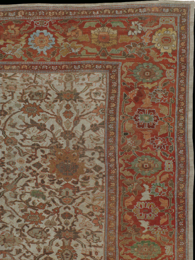 Antique sultan abad Carpet - # 8875