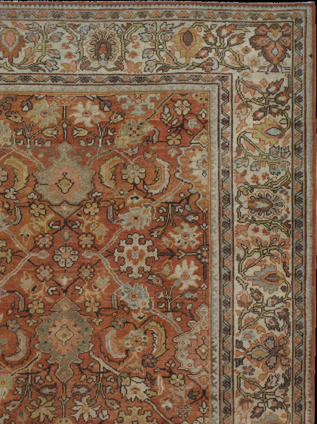 Antique sultan abad Carpet - # 8989