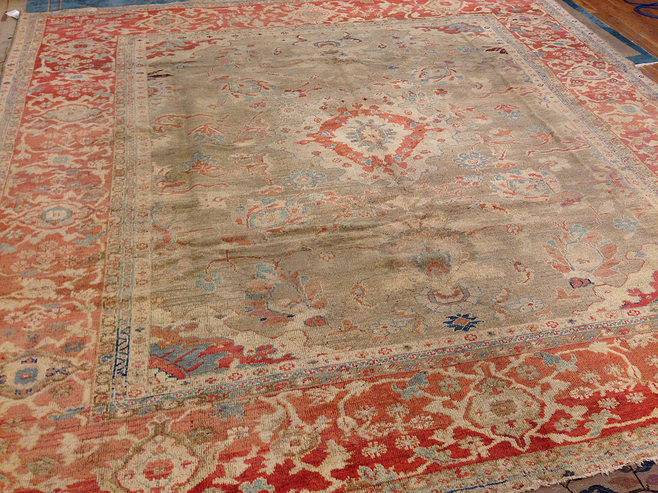 Antique sultan abad Carpet - # 9002