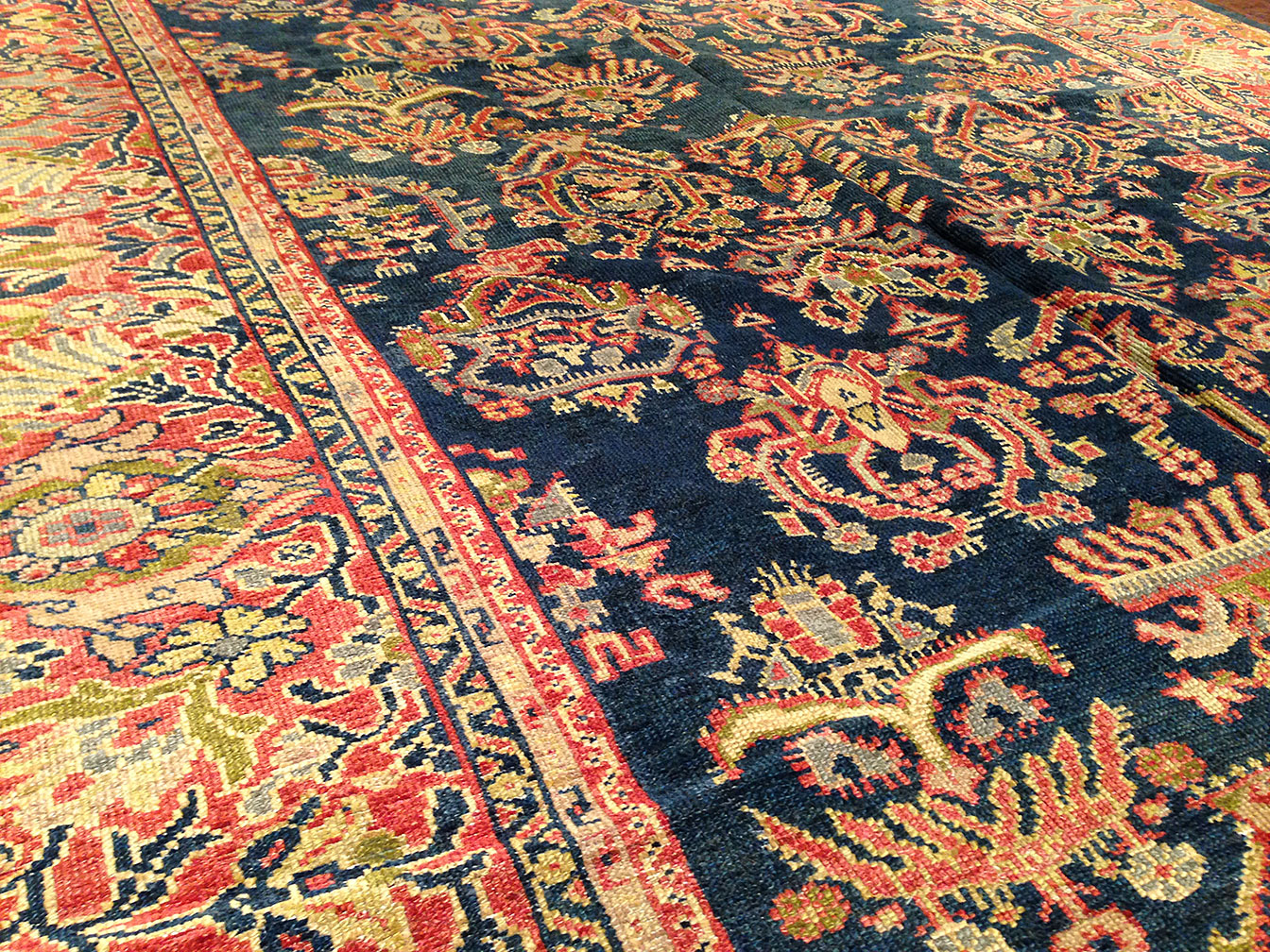 Antique sultan abad Carpet - # 9097