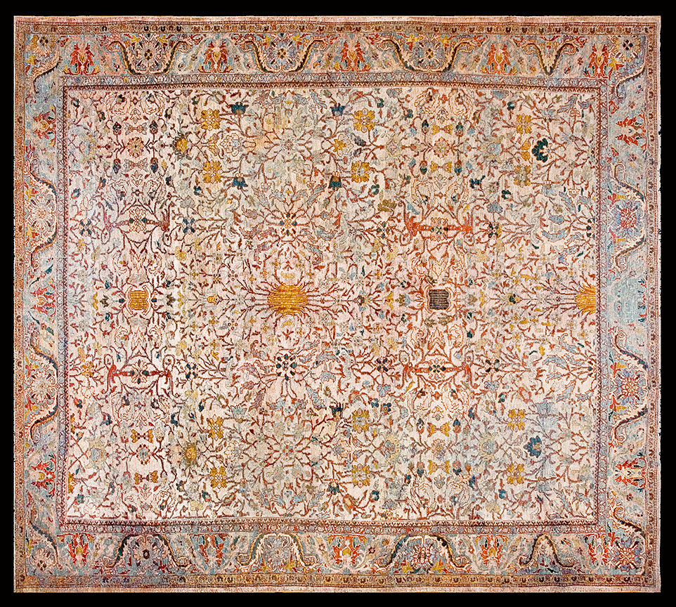 Antique sultan abad Carpet - # 9136