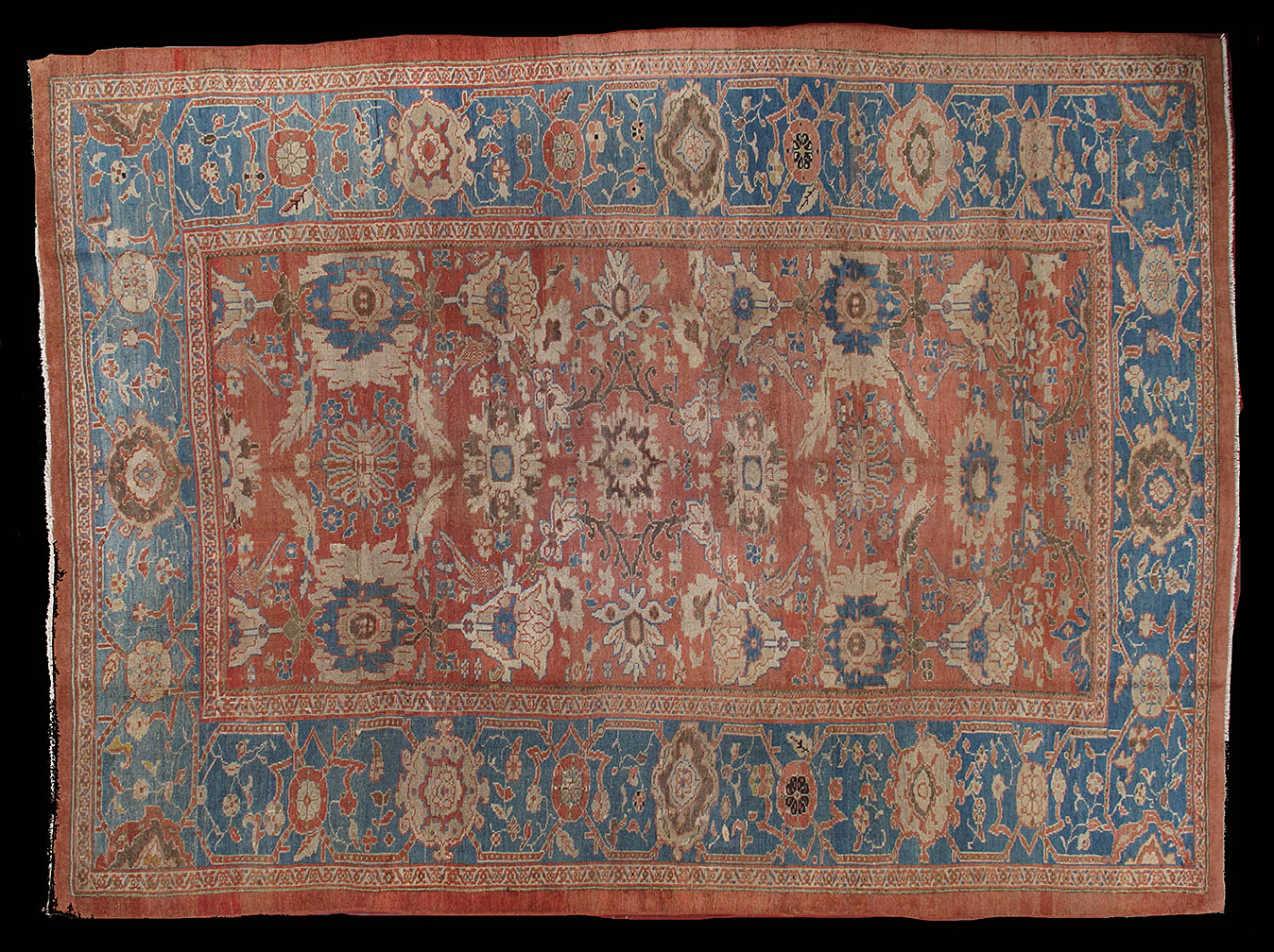 Antique sultan abad Carpet - # 9195