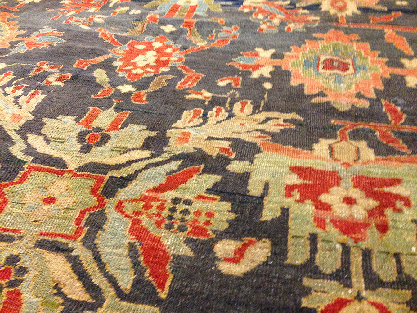 Antique sultan abad Carpet - # 9200