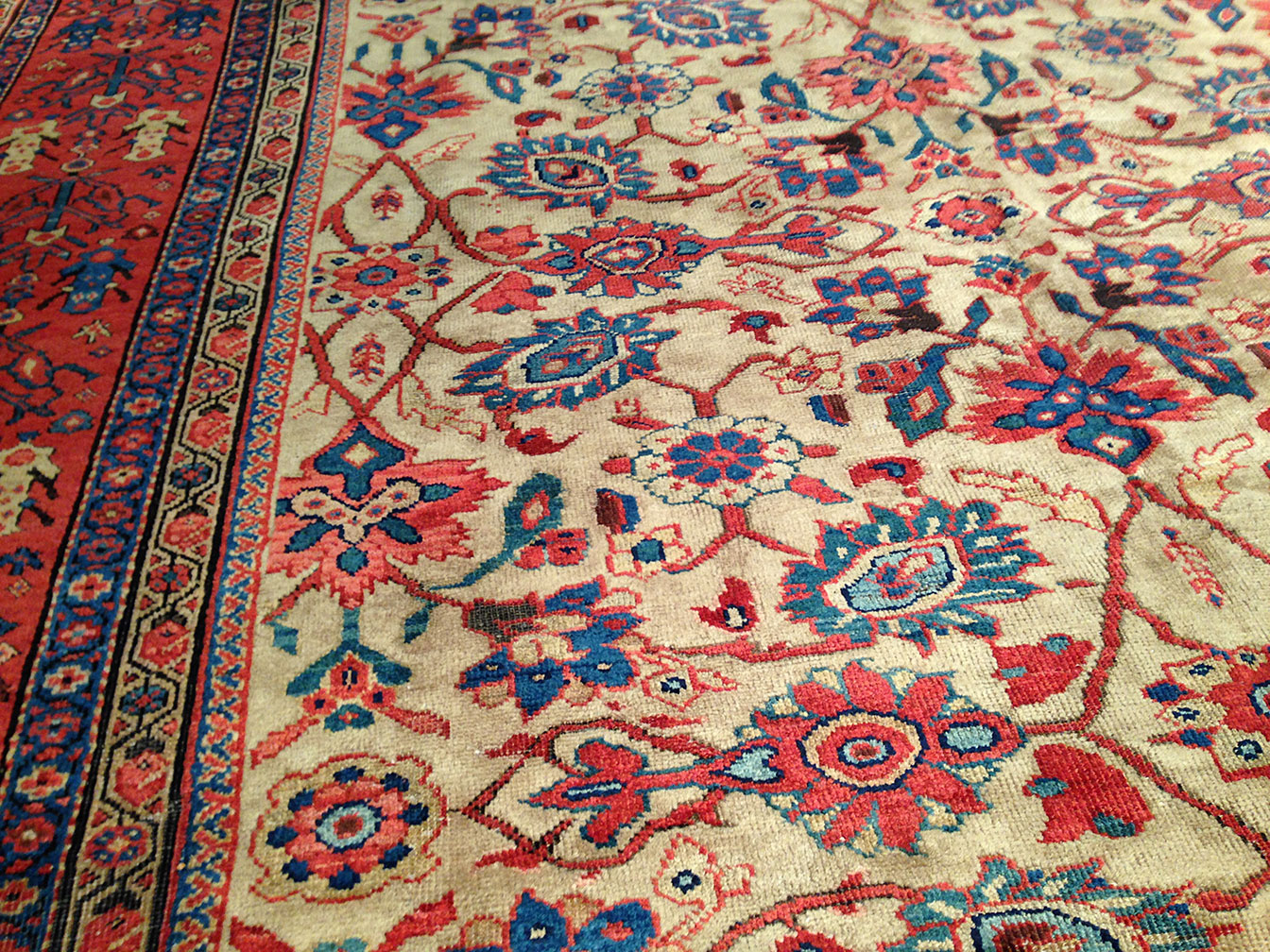 Antique sultan abad Carpet - # 9249