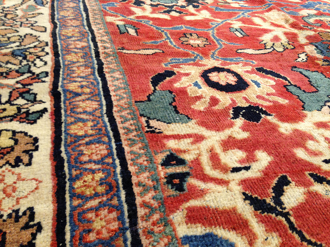 Antique sultan abad Carpet - # 9260
