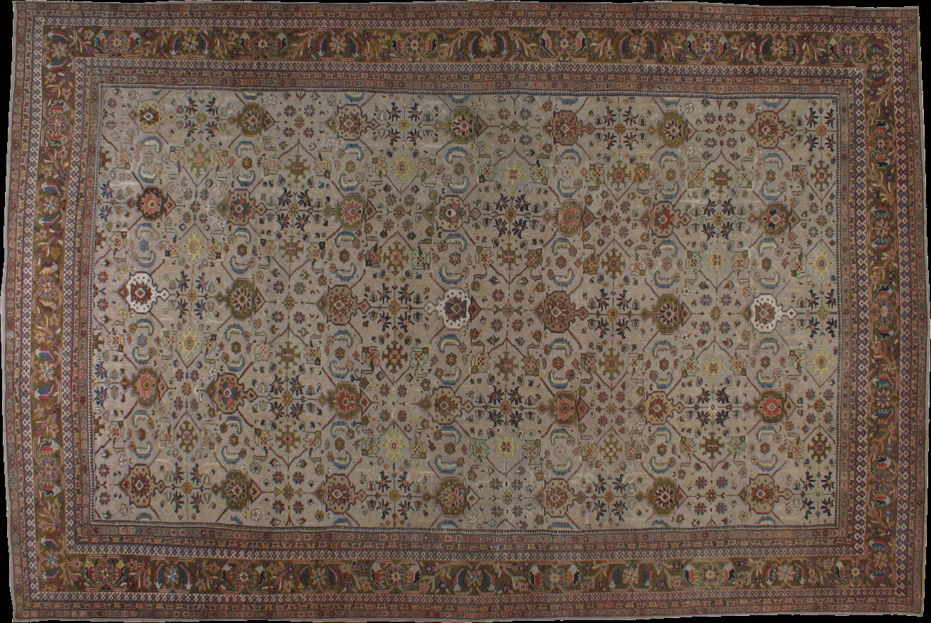 Antique sultan abad Carpet - # 9308