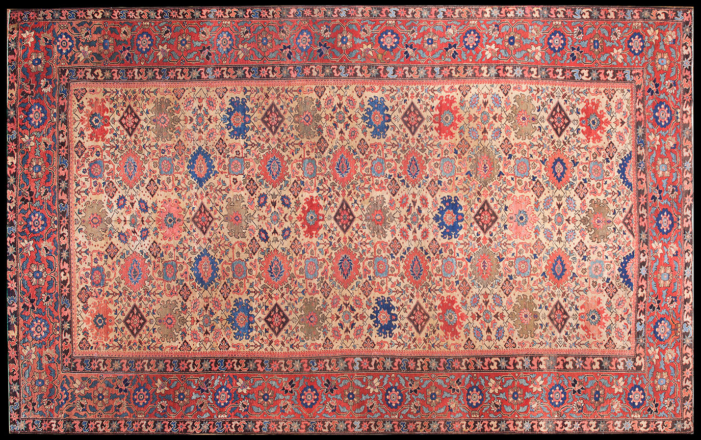 Antique sultan abad Carpet - # 9312
