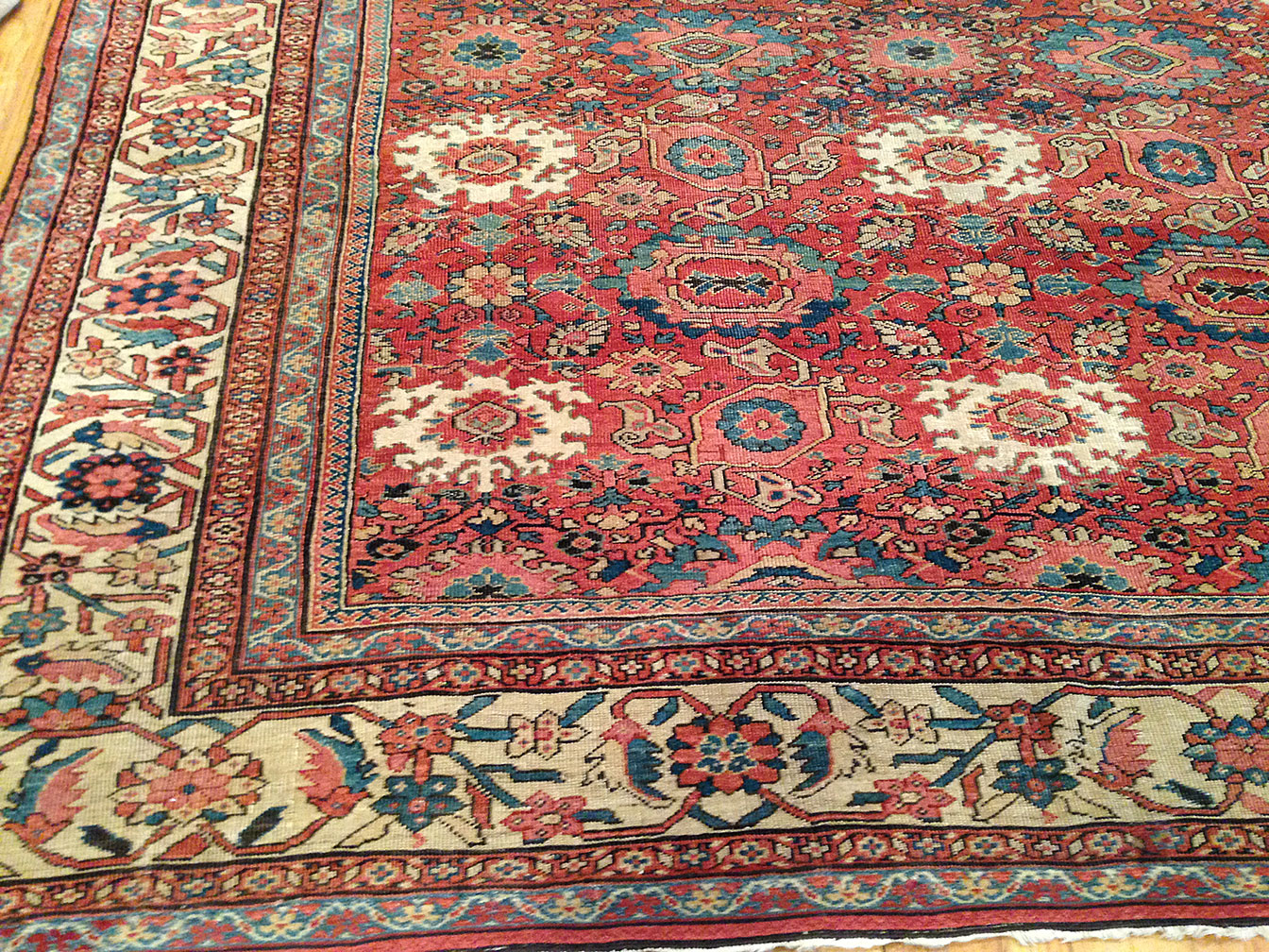 Antique sultan abad Carpet - # 9319