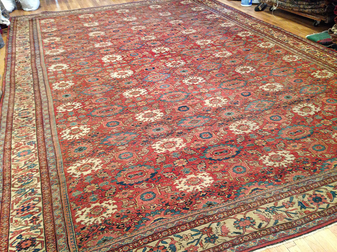 Antique sultan abad Carpet - # 9319