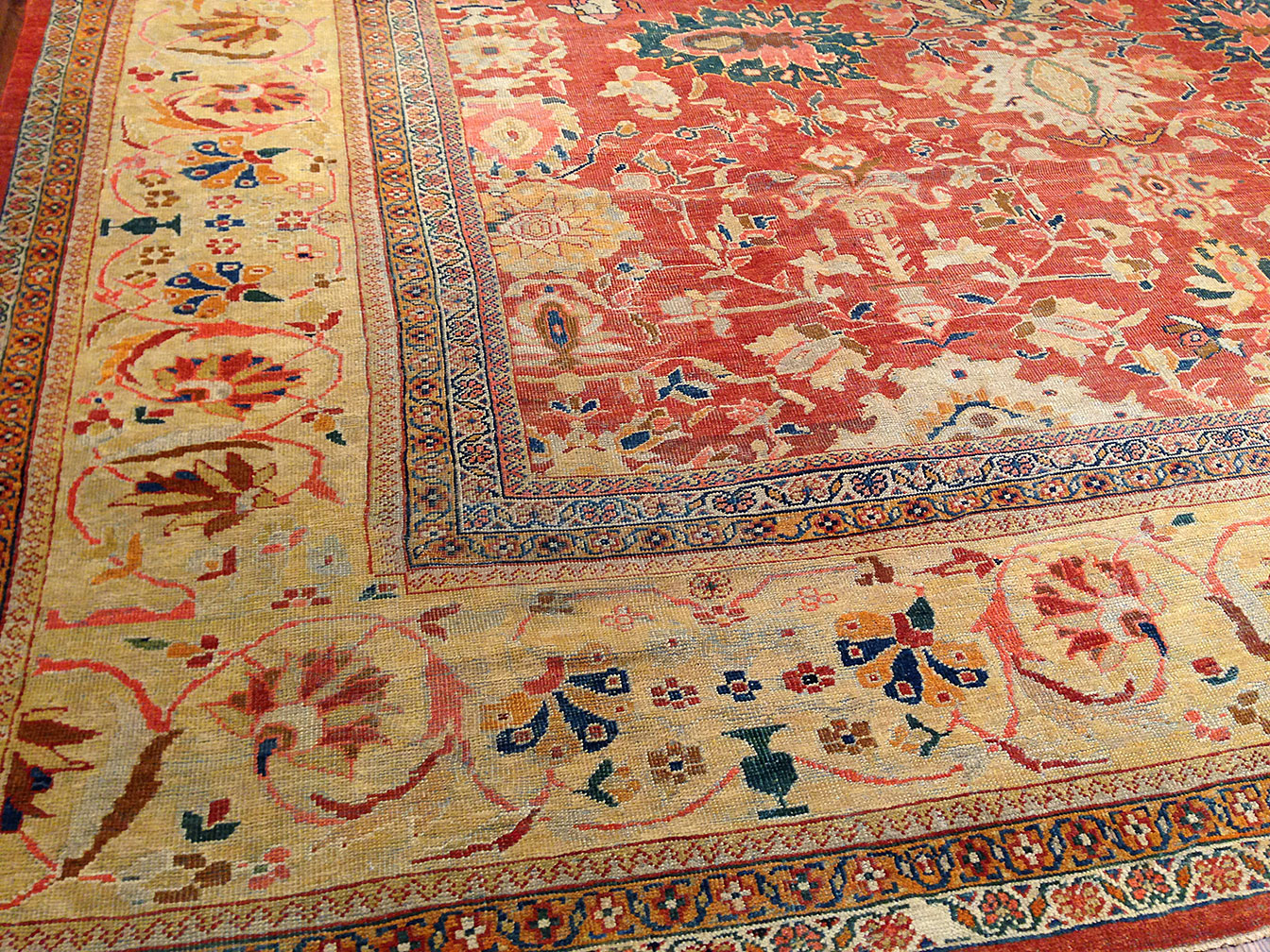 Antique sultan abad Carpet - # 9320