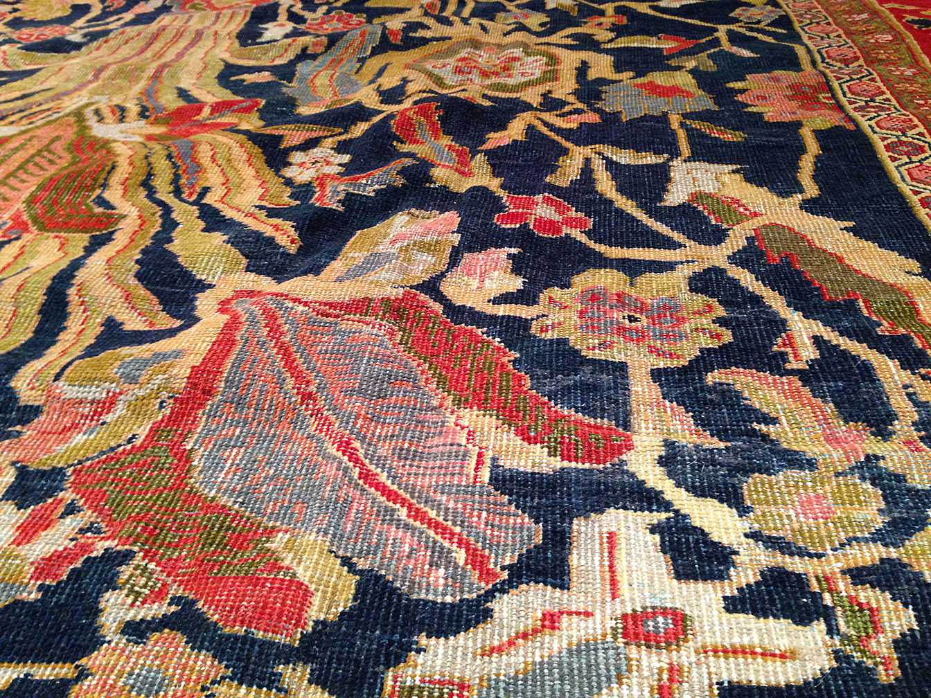 Antique sultan abad Carpet - # 9326