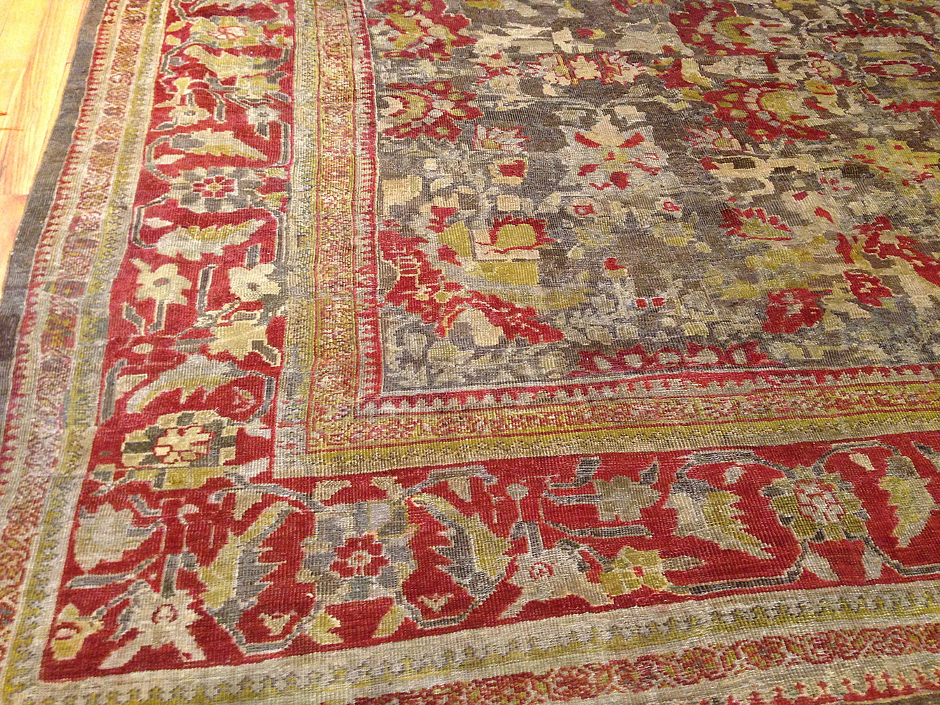Antique sultan abad Carpet - # 9331