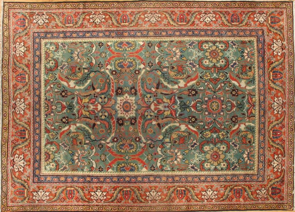 Antique sultan abad Carpet - # 9392