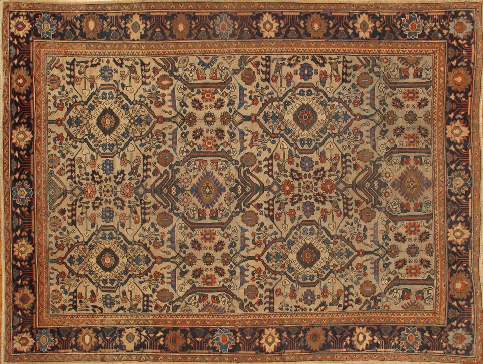Antique sultan abad Carpet - # 9402
