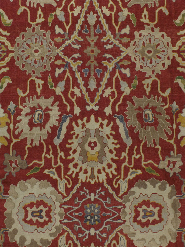 Antique sultan abad Carpet - # 9576