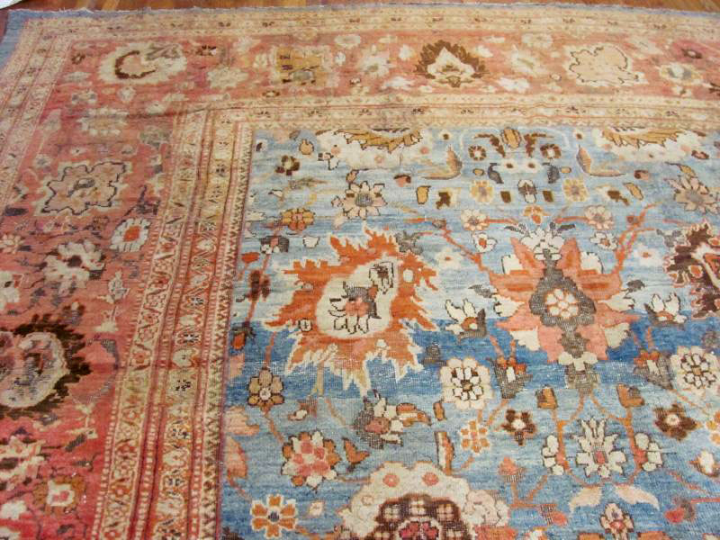 Antique sultan abad Carpet - # 9582