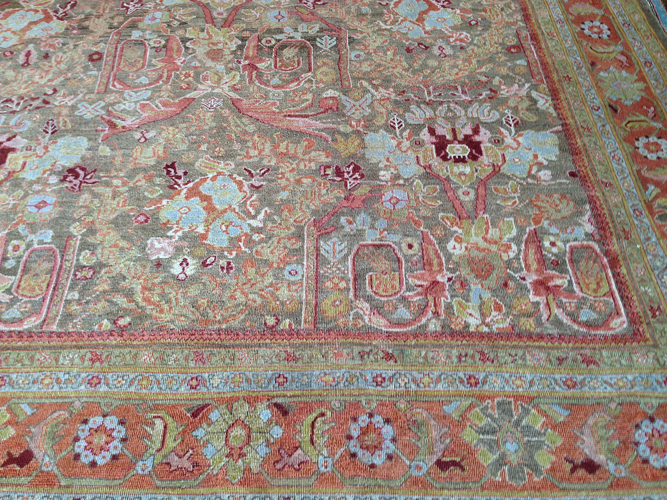 Antique sultan abad Carpet - # 9635