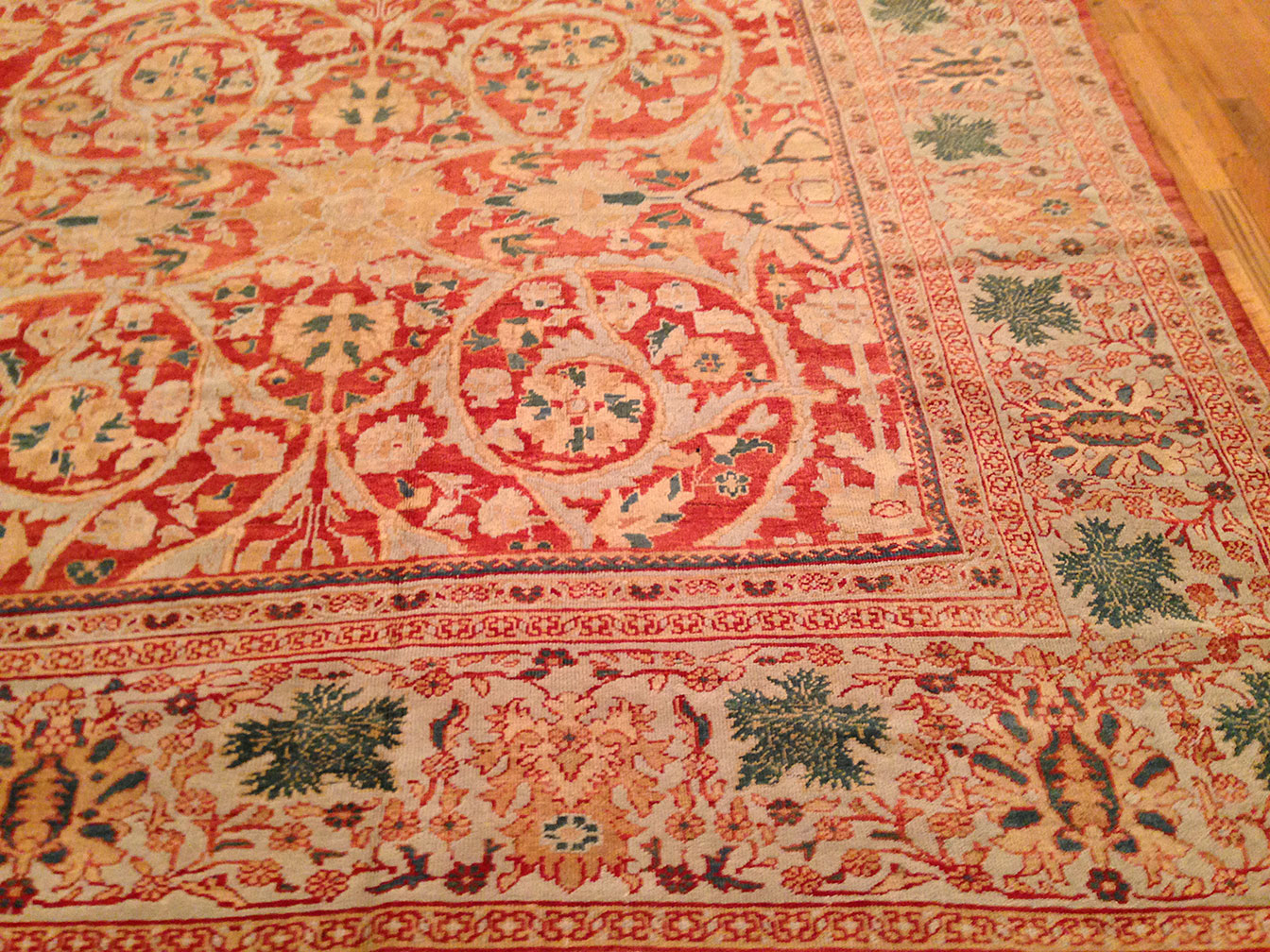 Antique sultan abad Carpet - # 9638