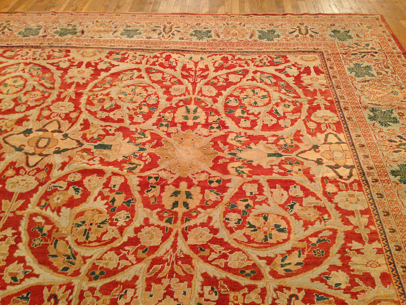 Antique sultan abad Carpet - # 9638