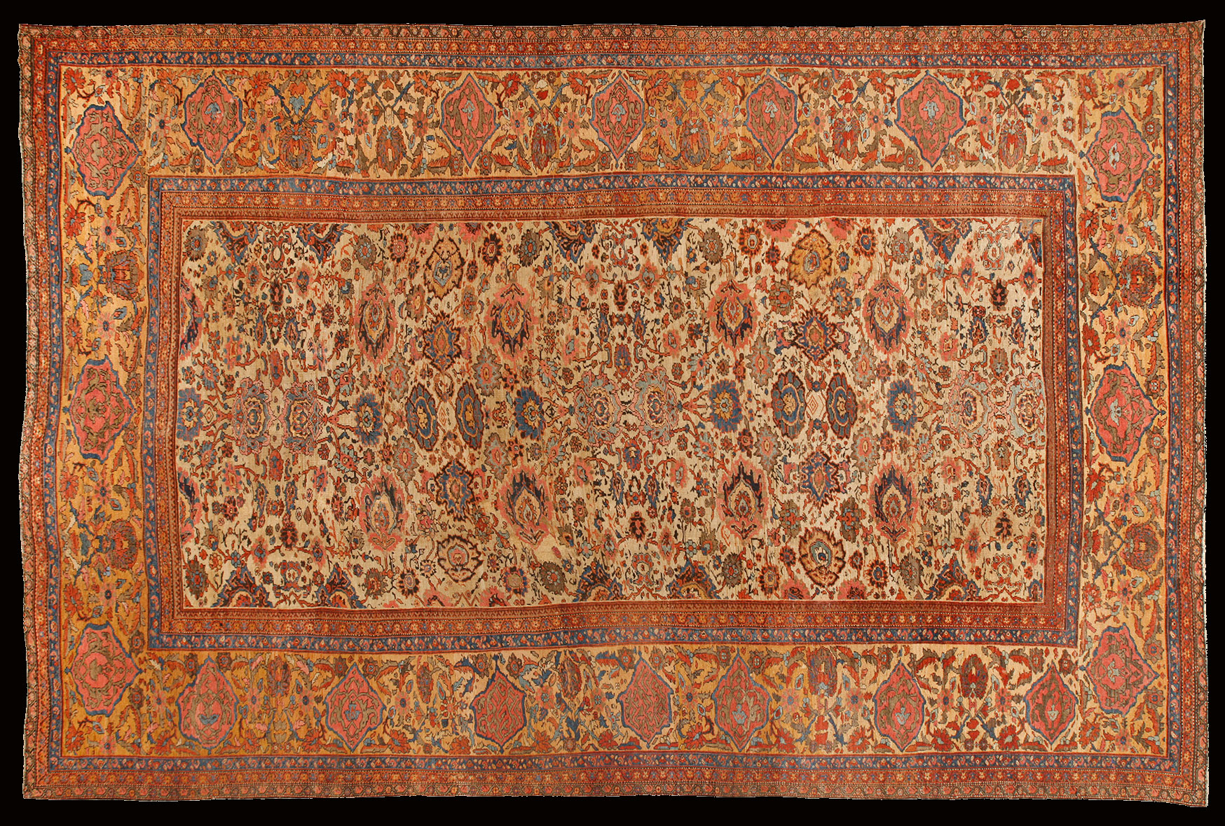 Antique sultan abad Carpet - # 9639