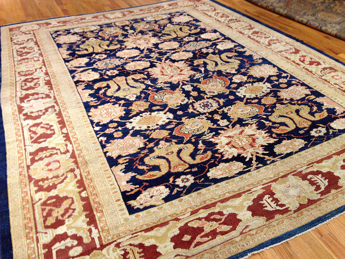 Antique sultan abad Carpet - # 9687