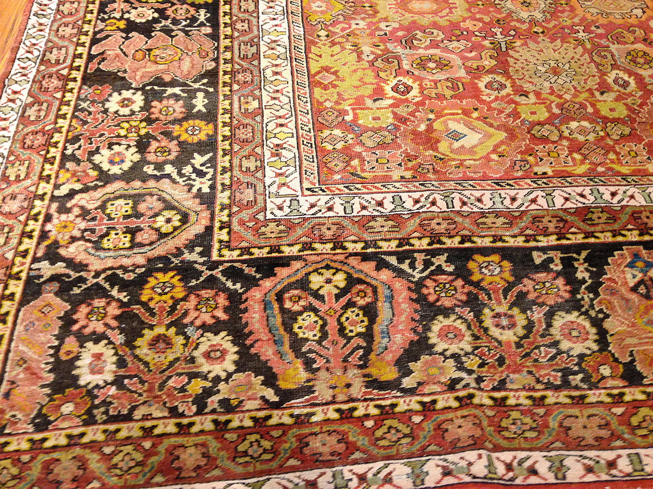 Antique sultan abad Carpet - # 9818
