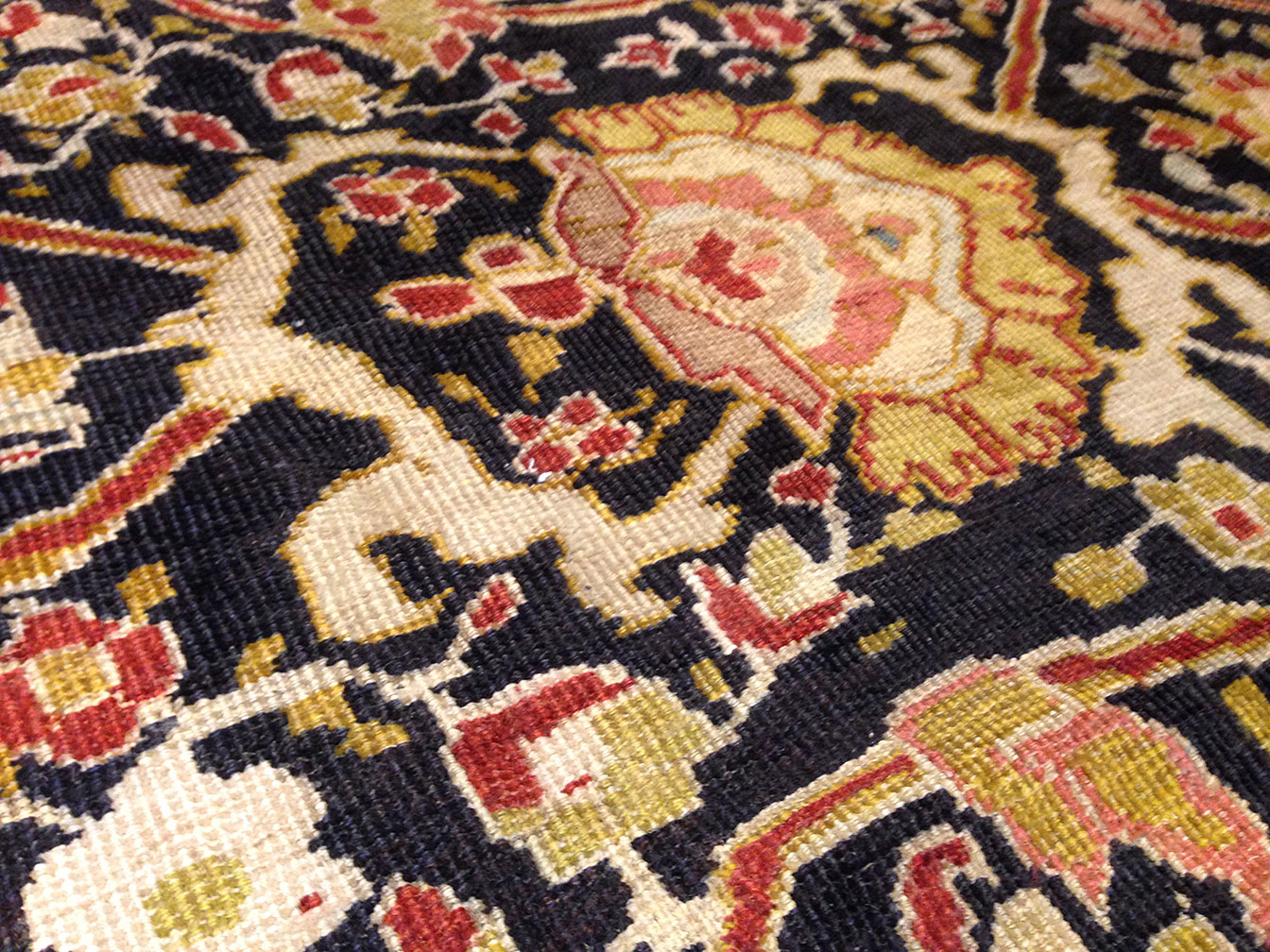 Antique sultan abad Carpet - # 9821